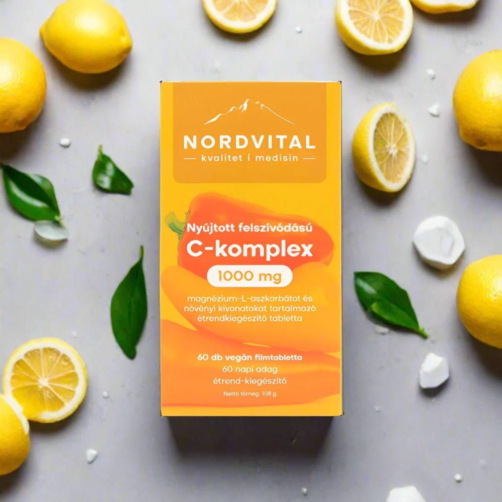 Nordvital C-vitamin Komplex Retard 1000mg 60 Tabletta – termékadatok 2