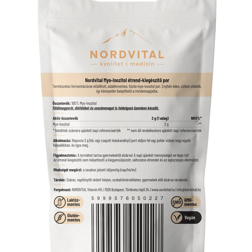 Nordvital Myo-Inozitol 120 g – termékadatok 1