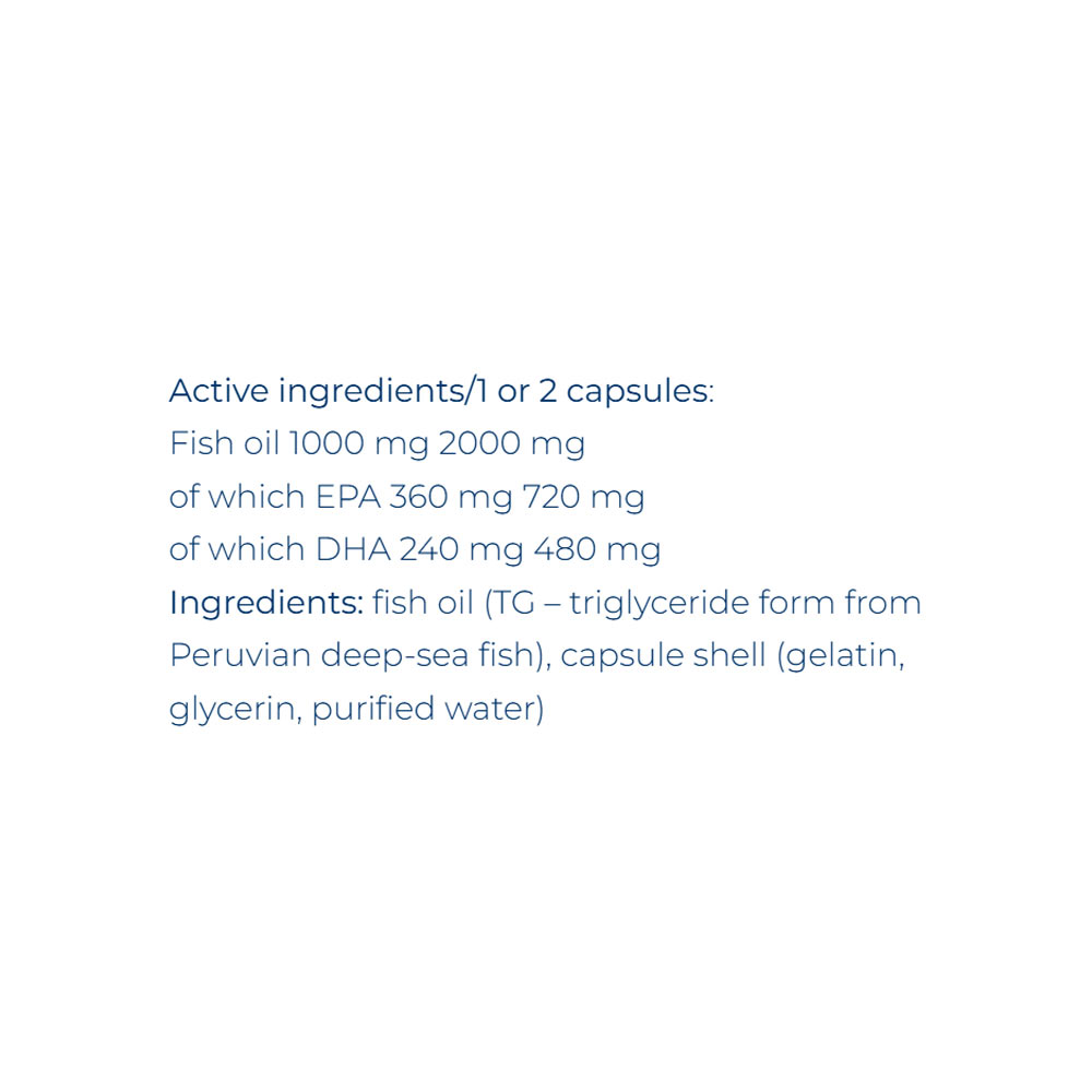 Nordvital Omega-3 60 Lágykapszula – termékadatok 1